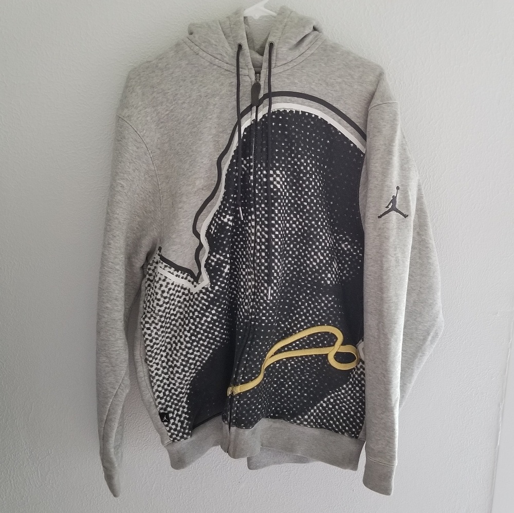 Jordan Men's Zip Up Hoodie Size Large